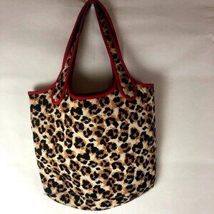 Cheetah Print Neoprene Tote Bag
